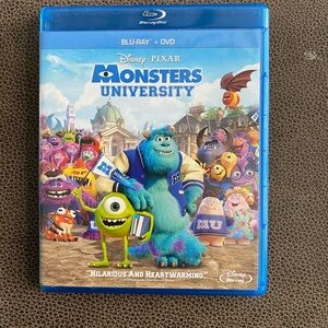 Disney Pixar Monsters University (Blu-ray + DVD) – Excellent Condition
